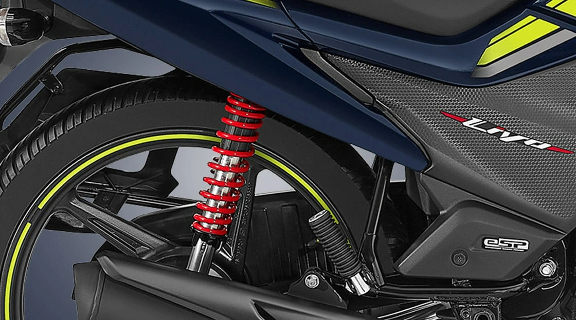 5-Step Adjustable Rear Suspension